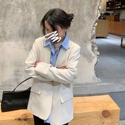 2024 人気 秋 ジャケットテーラードジャケット女性春秋 ゆったり着やせ ファッション気質カジュアルスーツ
