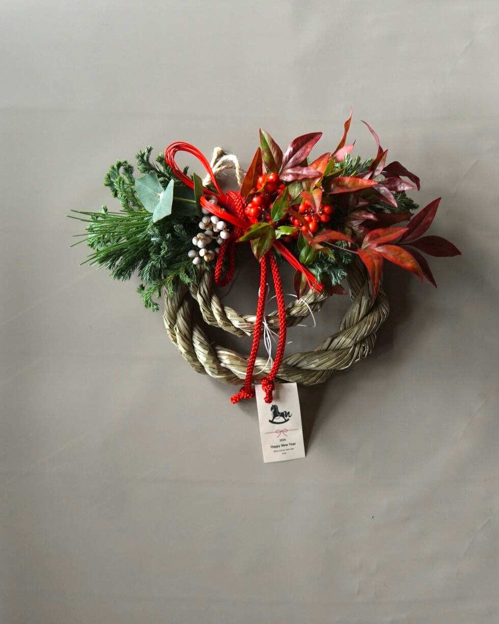 南天のしめ飾りQ