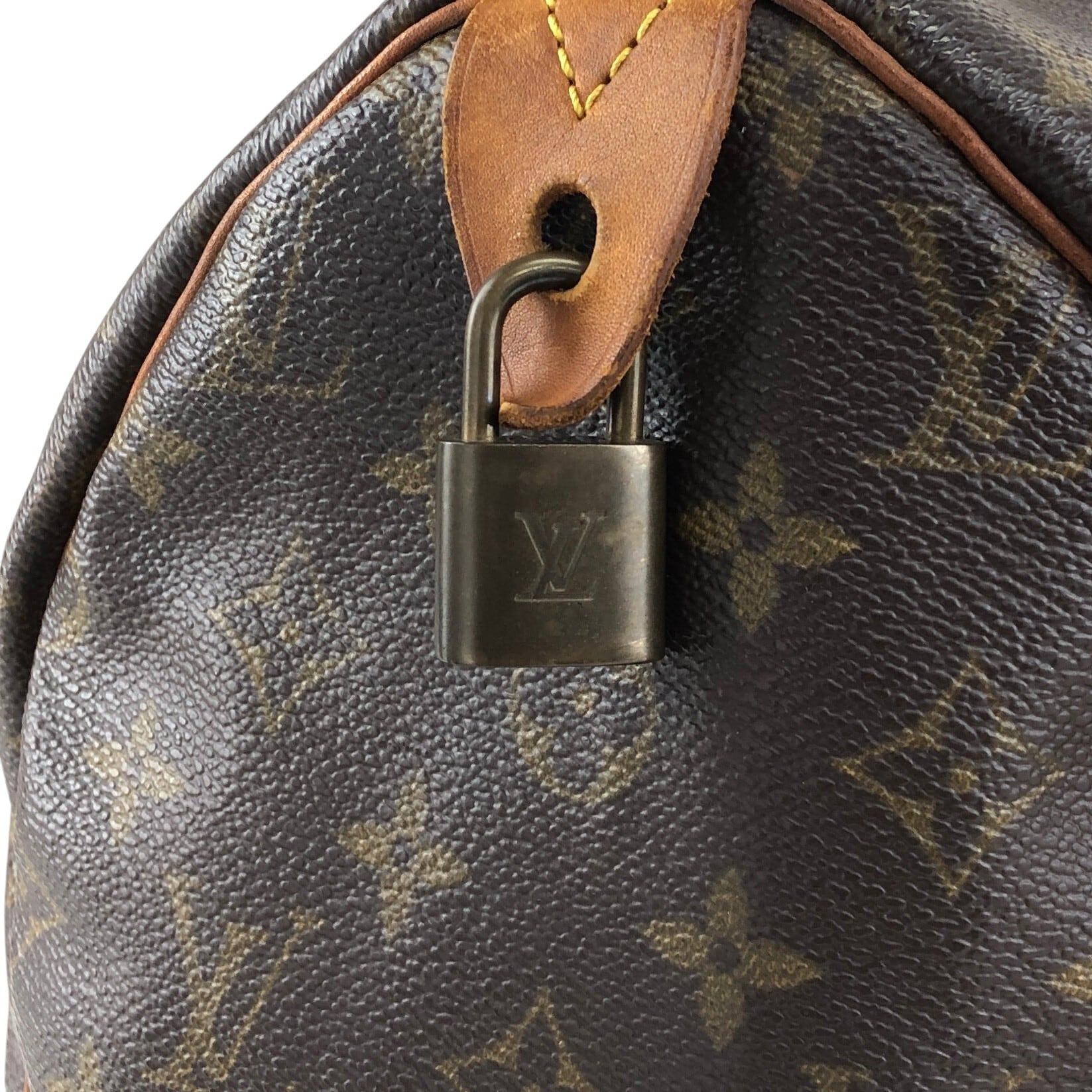 LOUIS VUITTON ルイヴィトン モノグラム ハンドバッグ ブラウン PVC