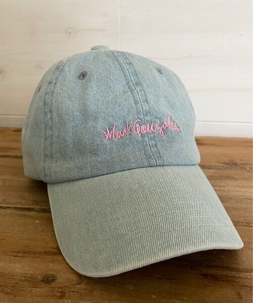 Mark Gonzales (マークゴンザレス) ネーム刺繍 ローキャップ デニム