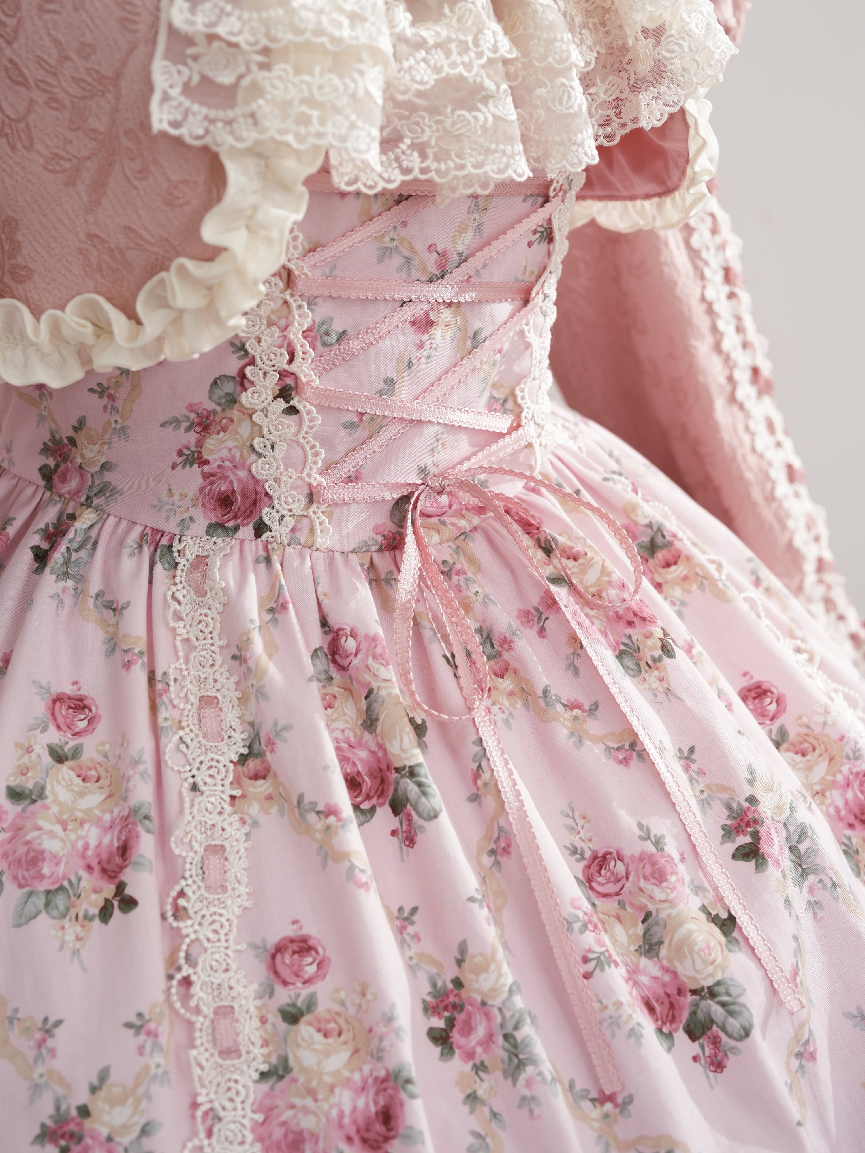 Fashion Show】フローレンス・ブーケ ドッキング風ワンピース