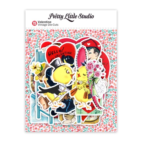 新入荷☆PLS39 PrettyLittleStudio【Valentine】die-cuts pack  ダイカットパック