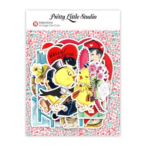 新入荷☆PLS39 PrettyLittleStudio【Valentine】die-cuts pack  ダイカットパック