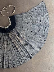 Bouyei tribe/Vintage batik pleated skirt