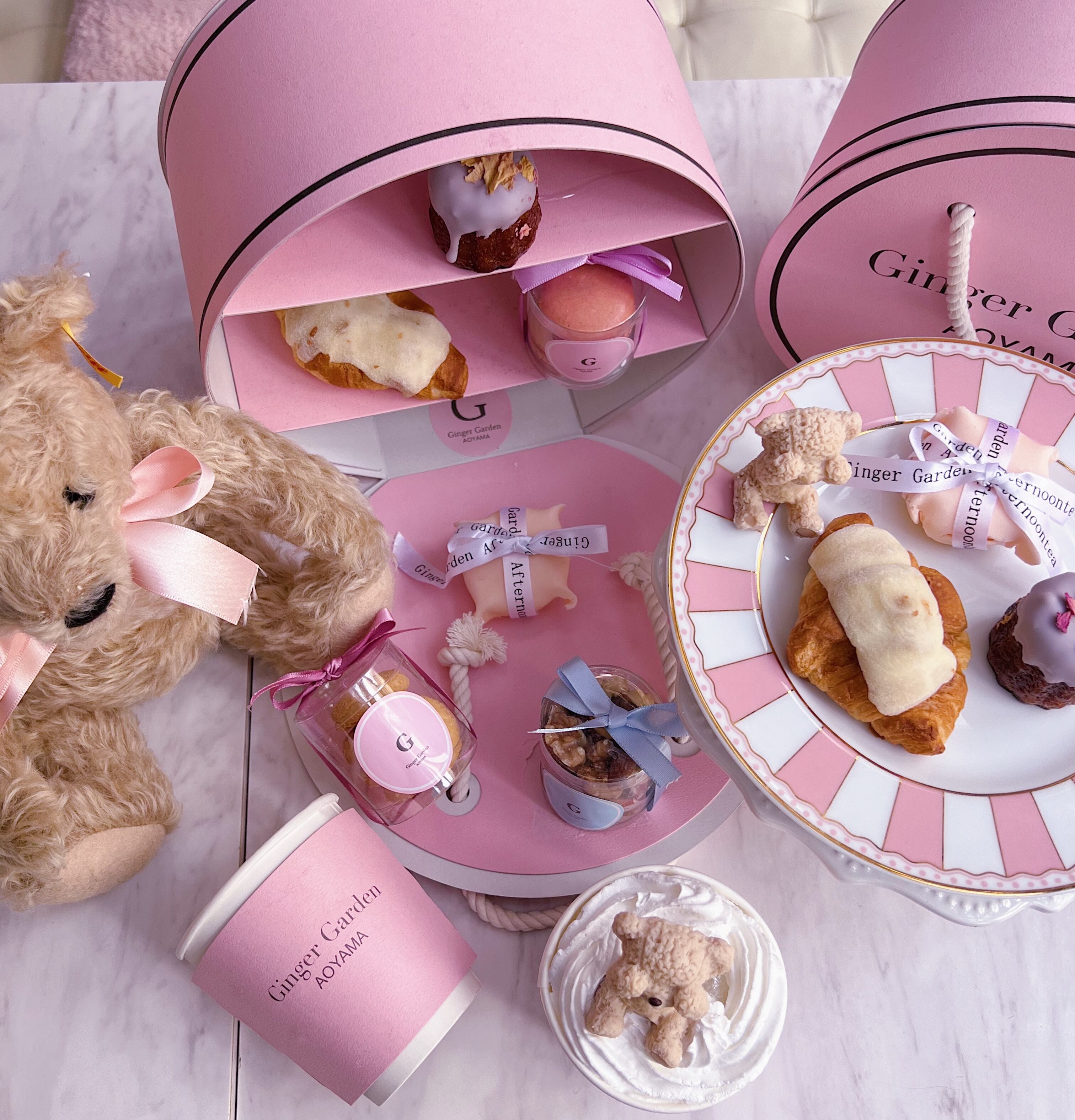 Ginger Garden tea party box （PINK） gingergarden