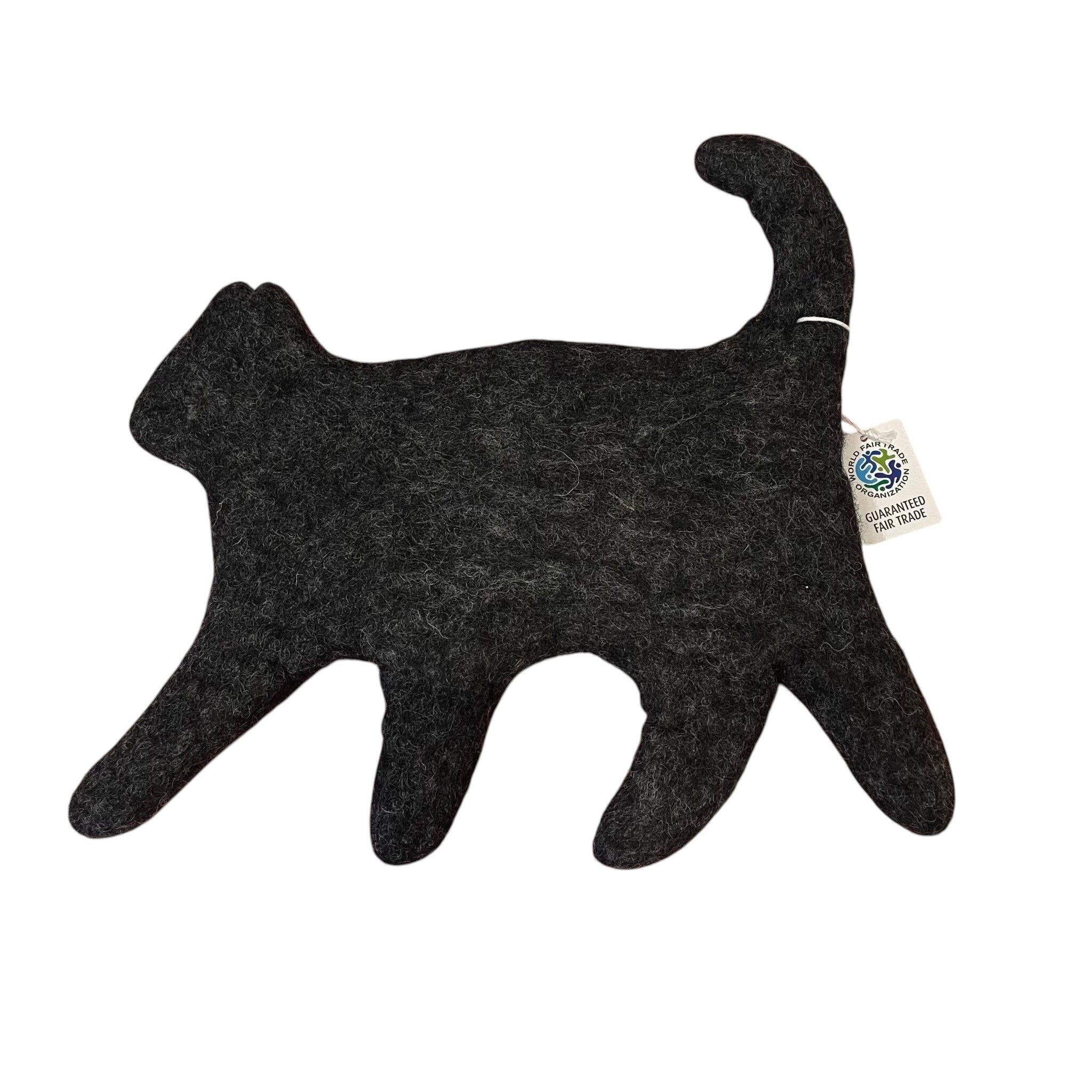 かわいいシルエットが人気!フェルト鍋敷き・黒猫