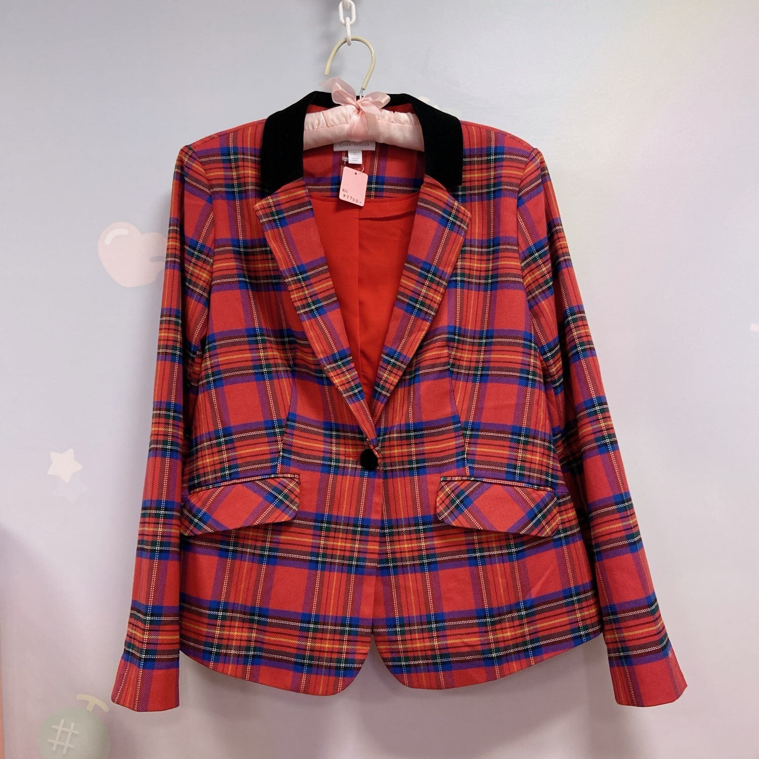 ♡vintage ラッチフック白猫ラグランスウェット USA古着 spank♡ ♡vintage ラッチフック白猫ラグランスウェット USA古着 spank