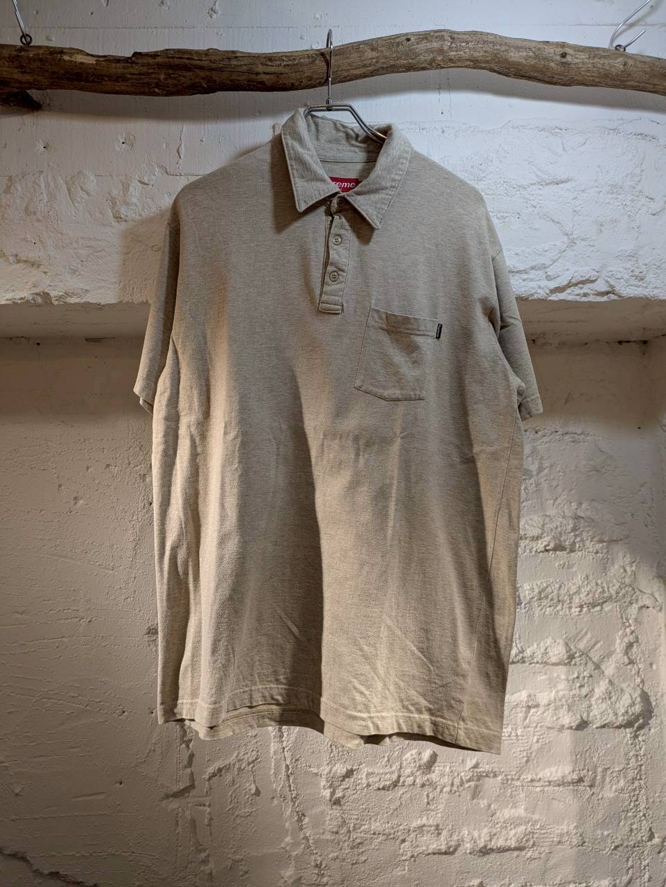 90s old Supreme Polo shirt S/S / 90年代 シュプリーム ポロシャツ