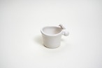 小鳥のとまったデミタスカップ：直径6.5cm× 高さ6.2cm