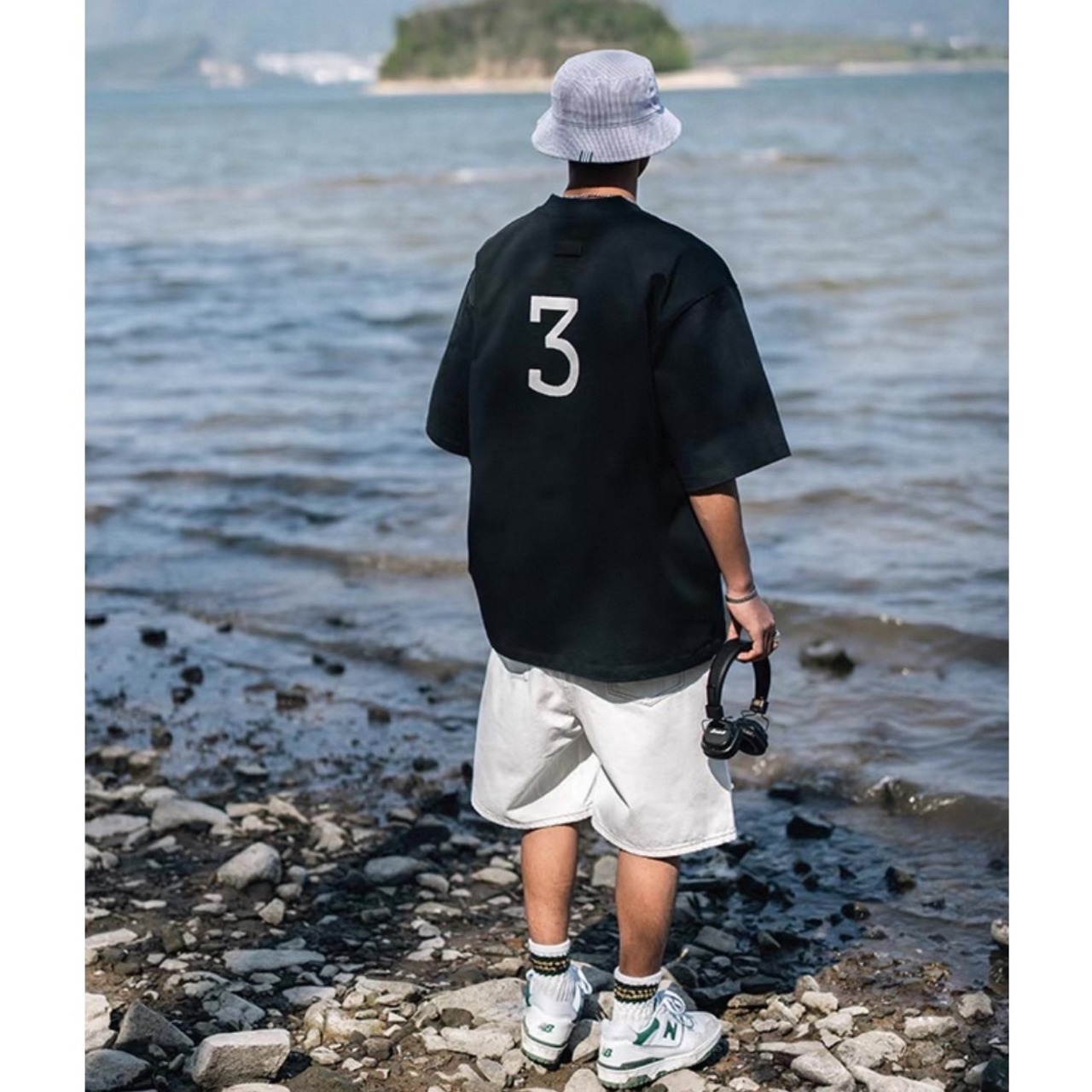 Oversized graphic print t-shirt 0784 - 10