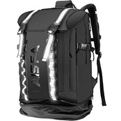 [AISFA] リュックメンズ リュックサック バックパック スクエア 30L 防水15.6インチ PC ビジネス ラップトップバック USB充電ポート付き アウトドア旅行 防災 通勤 靴/弁当収納