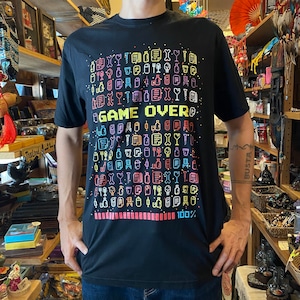 ドットイラスト　GAMEOVER Tシャツ【IXOHOXI】