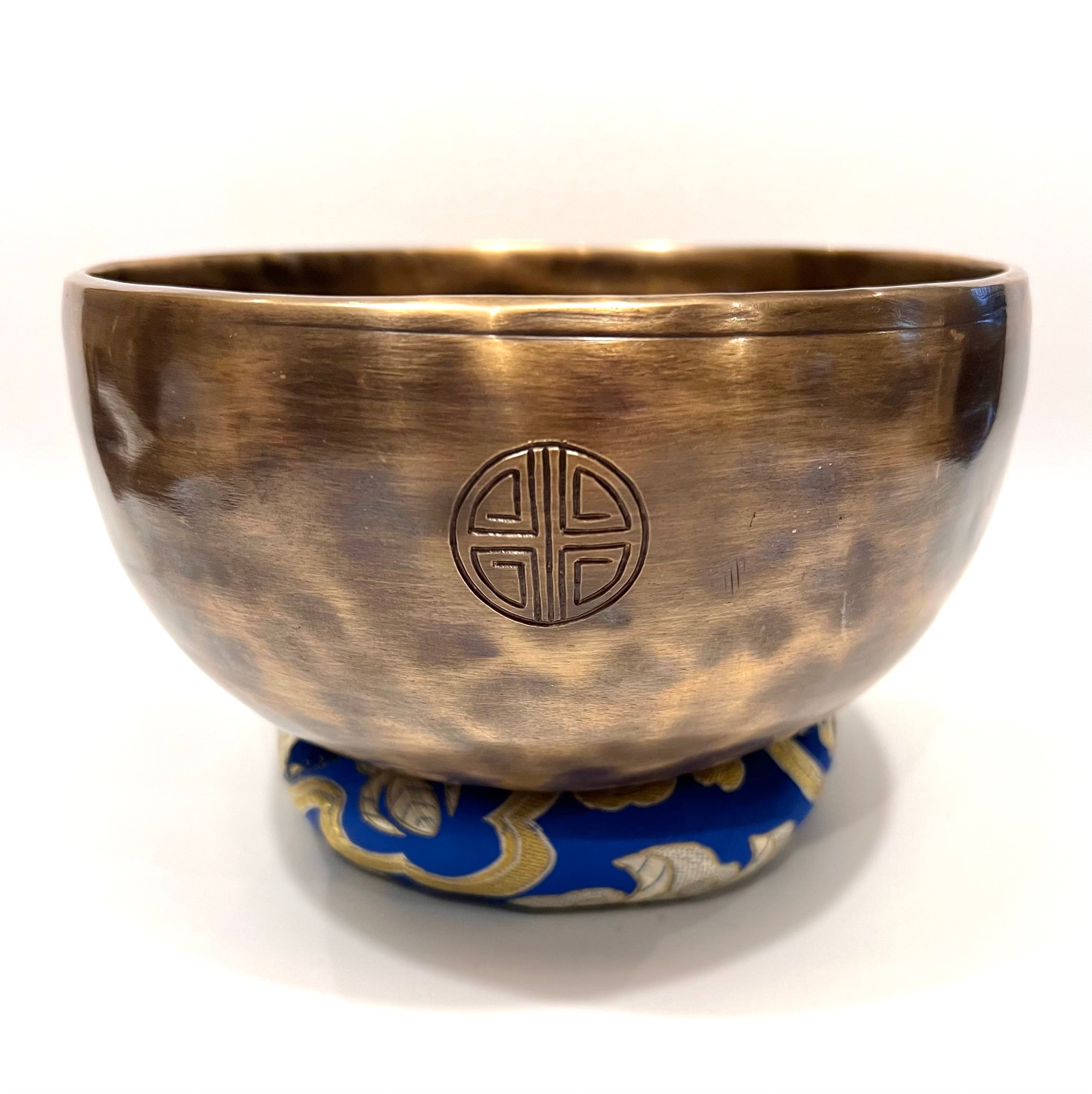 マットゴールド 17cm A音 シンギングボウル シンギングボウル マットゴールド 17cm A音