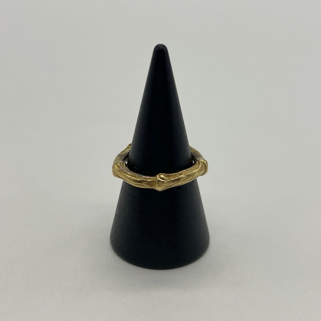 ティファニー TIFFANY バンブー リング 12号 YG 750 希少