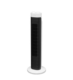 【在庫処分】【節電対策】 アイリスオーヤマ 扇風機 タワーファン スリム 左右自動首振り パワフル送風 風量3段階 タイマー付き メカ式 ホワイト TWF-M73