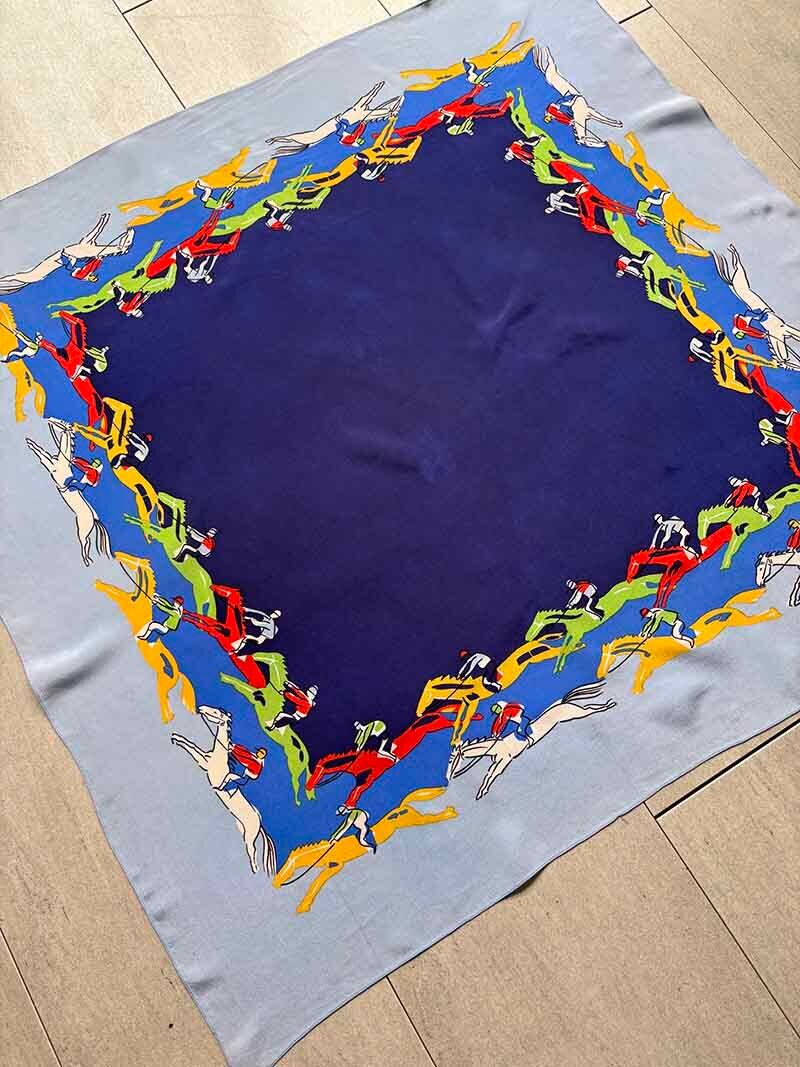 スカーフ セリーヌ シルクスカーフ CELINE セリーヌ RAOUL DUFY