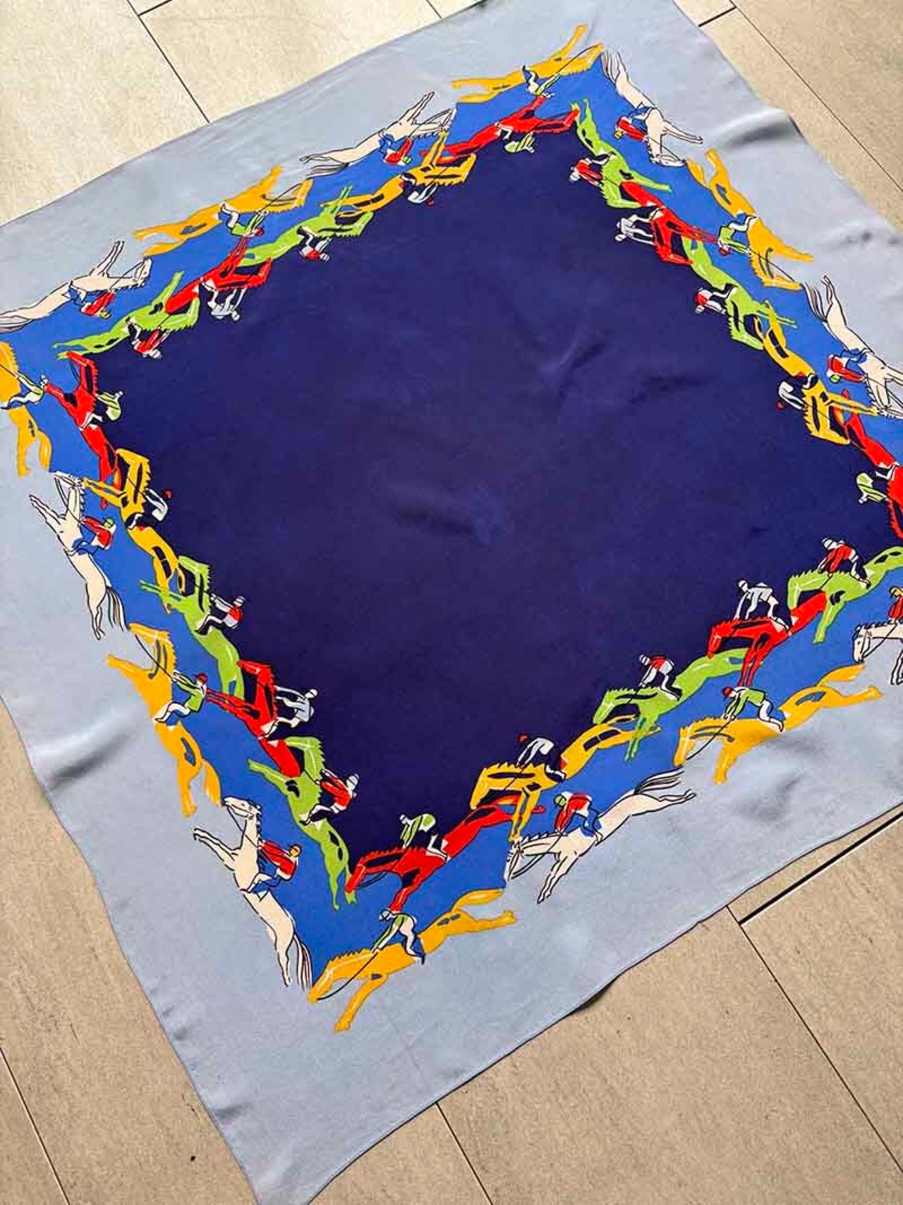 スカーフ　セリーヌ　シルクスカーフ　CELINE　セリーヌ　RAOUL DUFY 19acf19-1