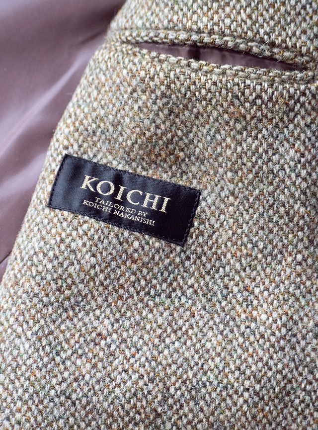 "KOICHI" used Harris Tweed tailored jacket