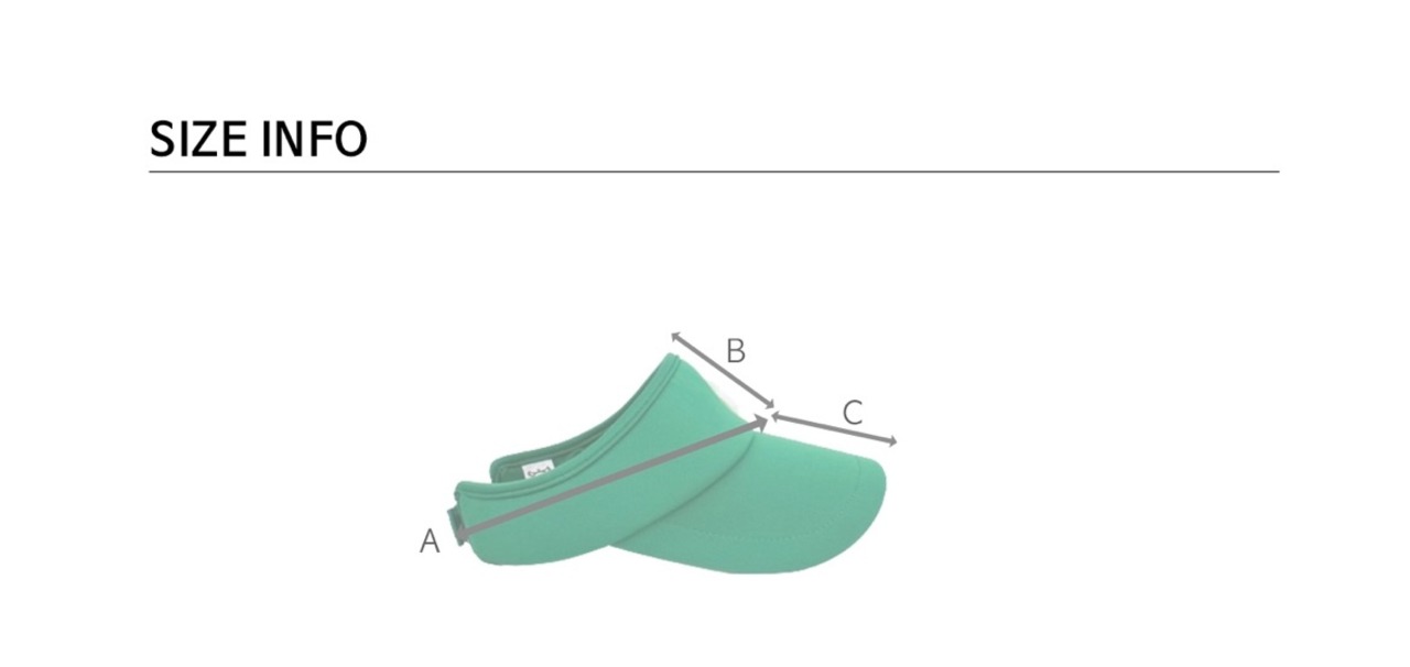 GOXO ゴーエックスオー ラブリーフィット・バイザー・グリーン