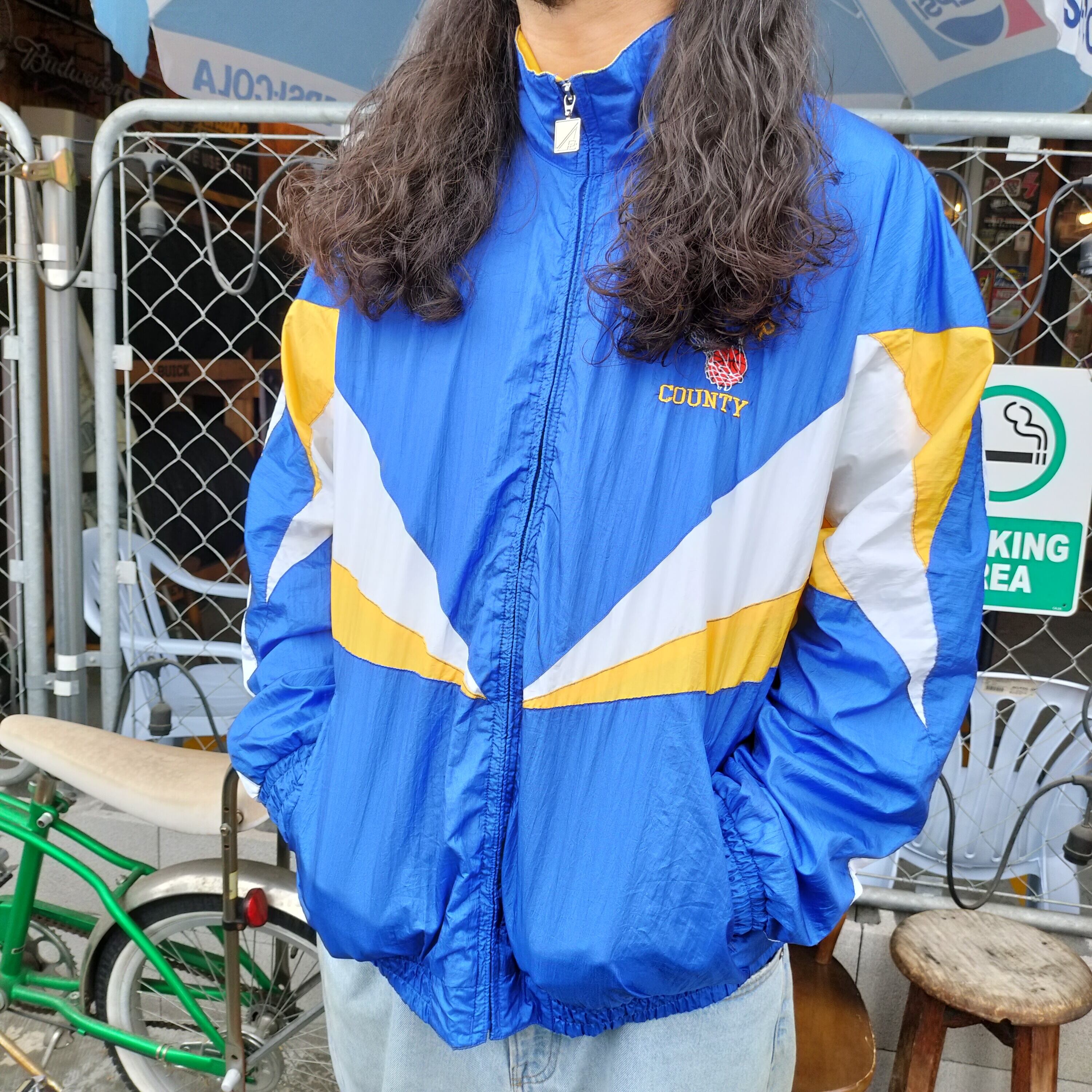 Used ナイロンジャケット◇マルチカラー ジップアップ ジャケット  