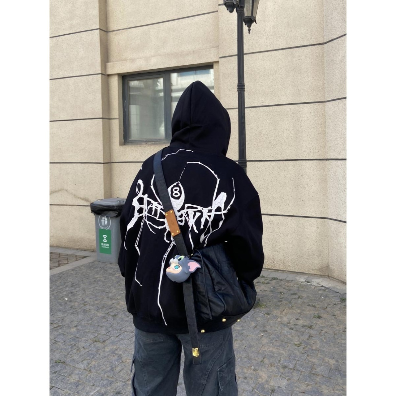 VINTAGE スパイダー8 ジップパーカー T635