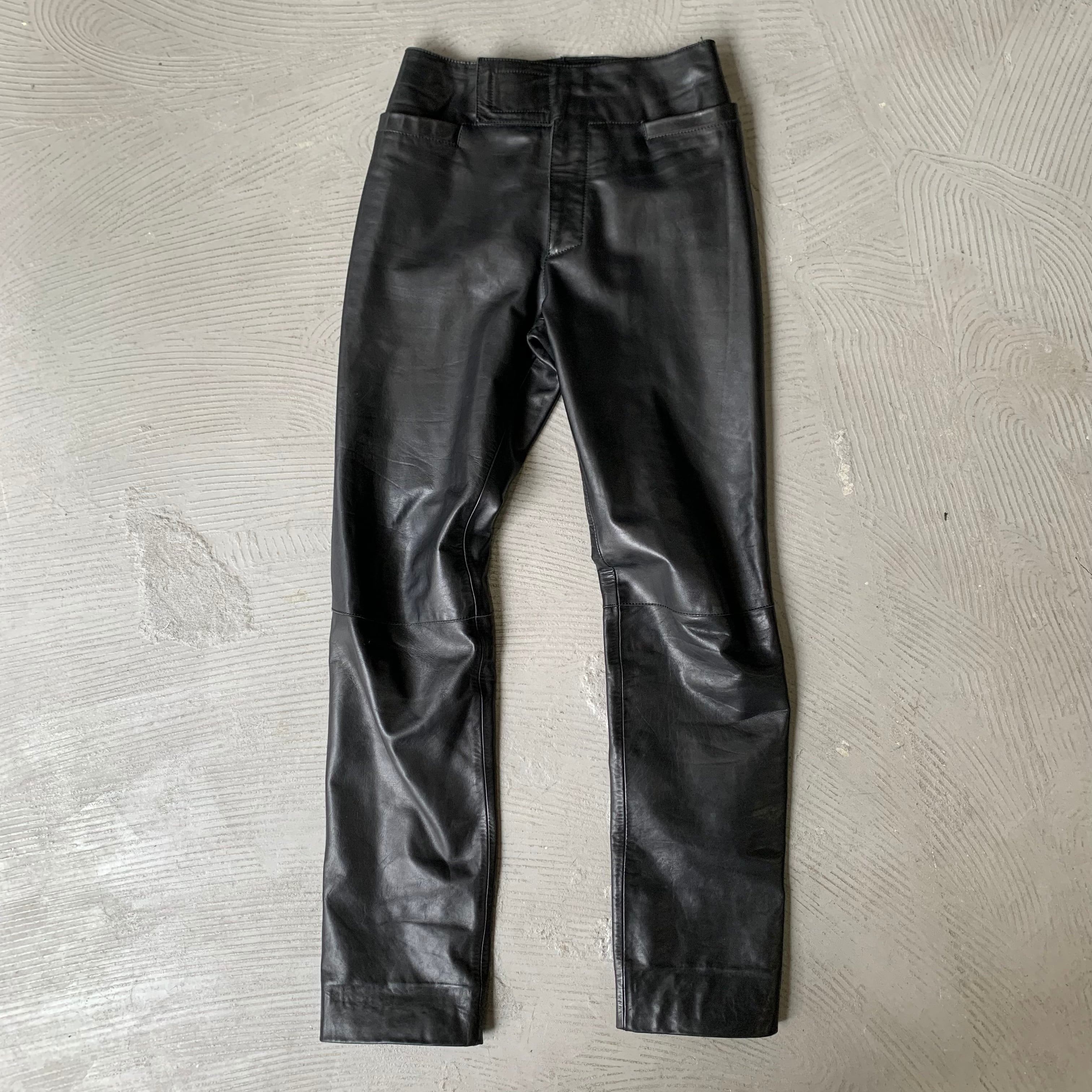 DIRK BIKKEMBERGS / Leather pants (B64) | SAMUEL FINCH / Online store