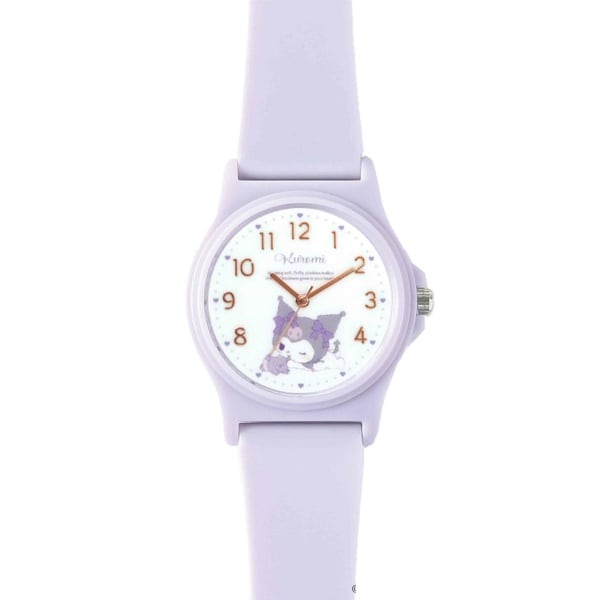 Field work フィールドワーク サンリオ キャラクターウォッチ パステルPVC クロミ パープル キッズ腕時計 SNR002-3