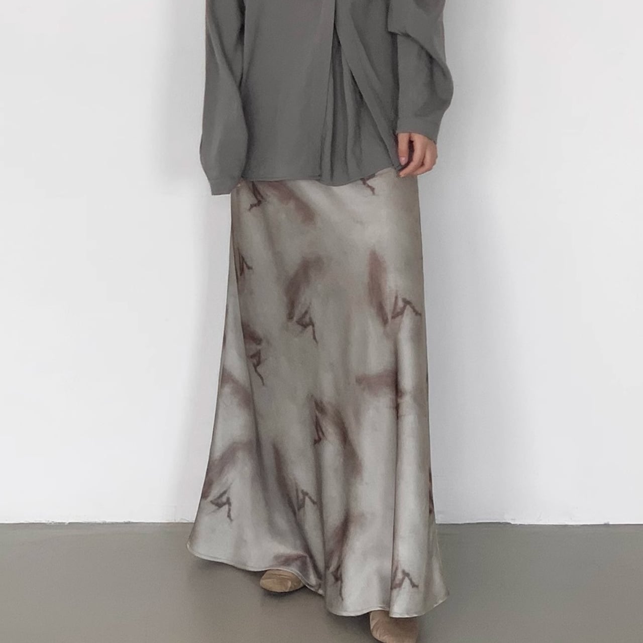 Marble print skirt S935