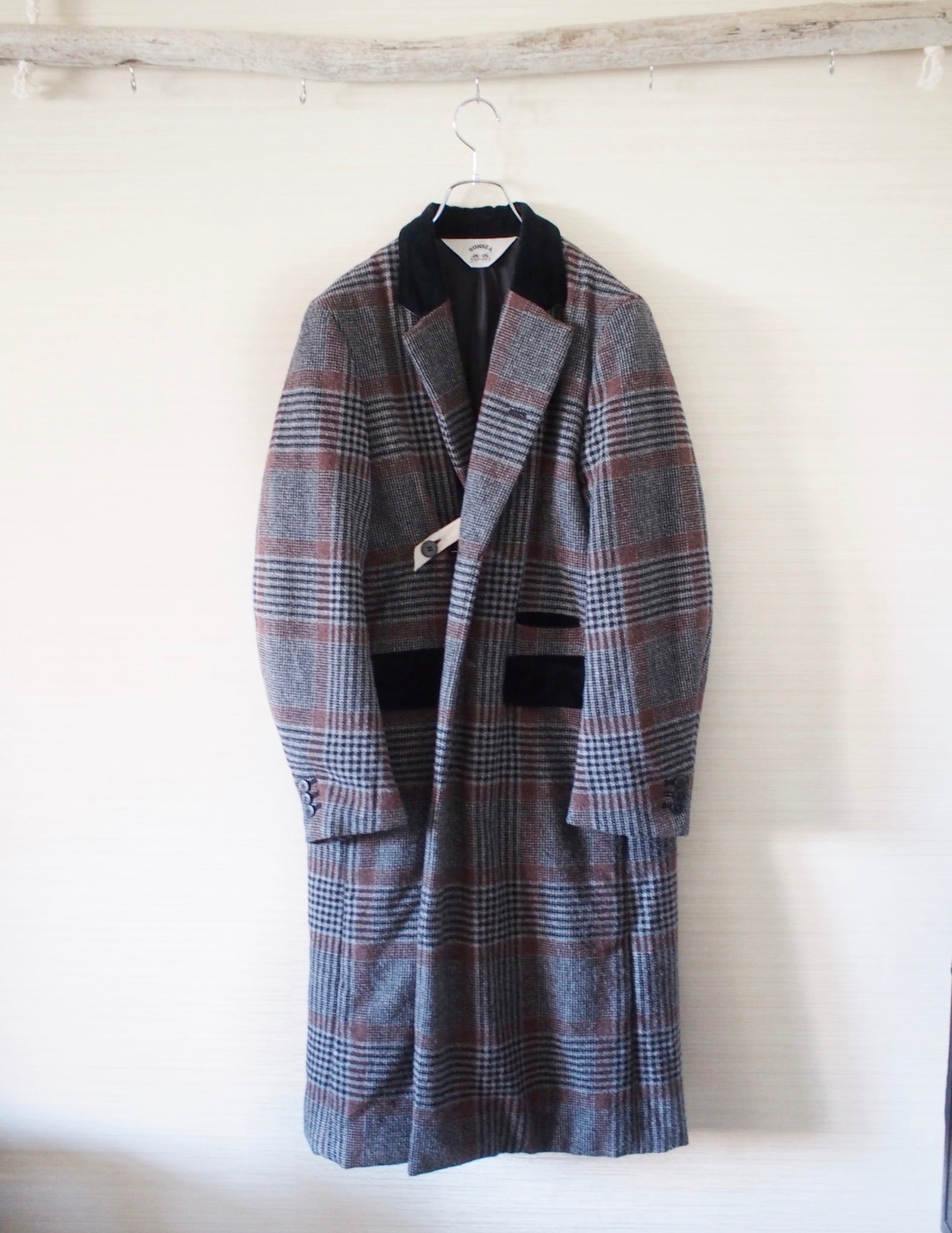 SUNSEA】17AW check primaloft-coat | 1911307-designer&used clothing-