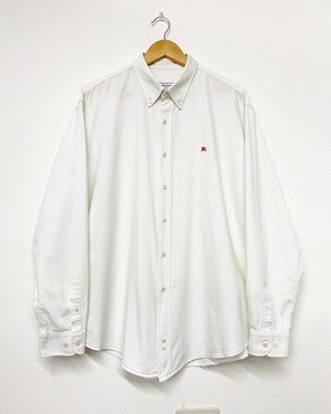 90sBurberrysOfLondon Cotton Oxford BD Shirt/XL