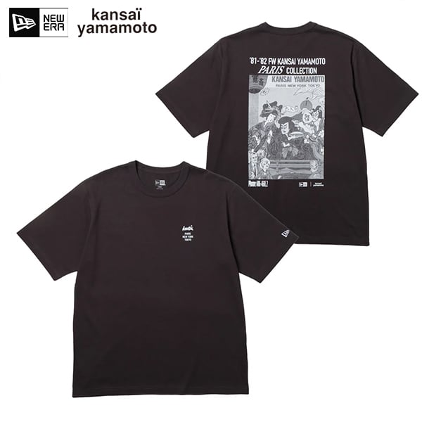 NEW ERA ニューエラ 14858846 半袖 ウォッシュドコットン Tシャツ kansai yamamoto kansai / terry jhonson スミクロ