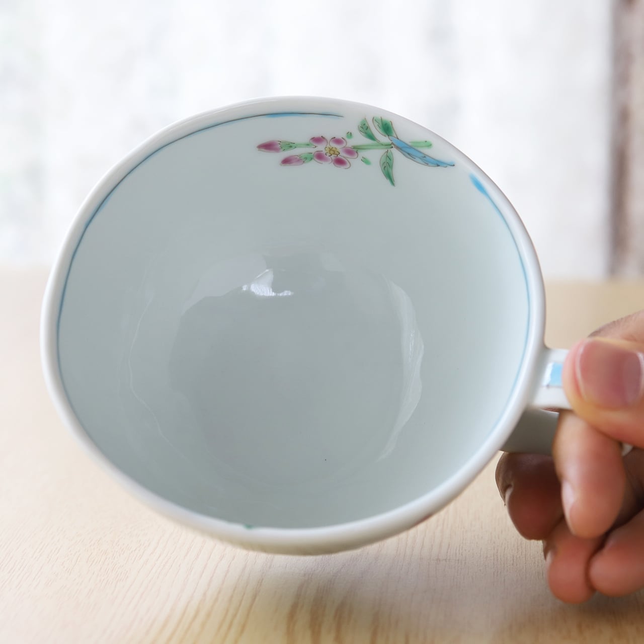うつわ藍水 ｜ カフェボール ルリハコベ ｜ 波佐見焼 | にっこう生活館