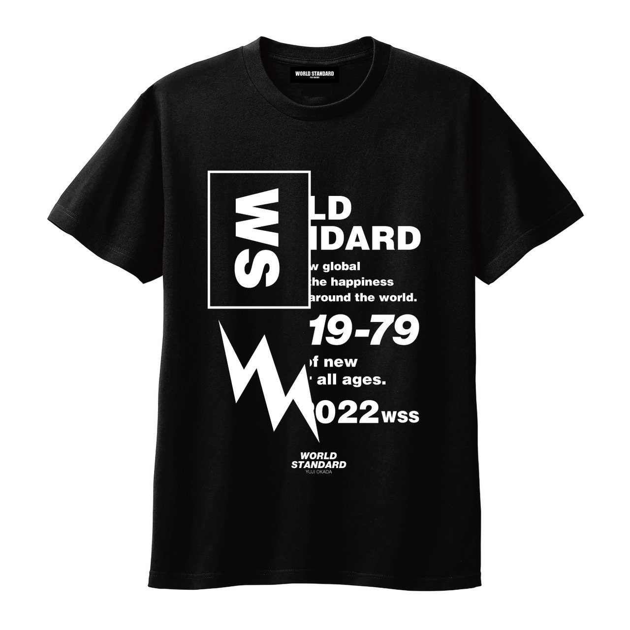 WORLD STANDARD/クルーネックプリントTシャツ/WSHT-035