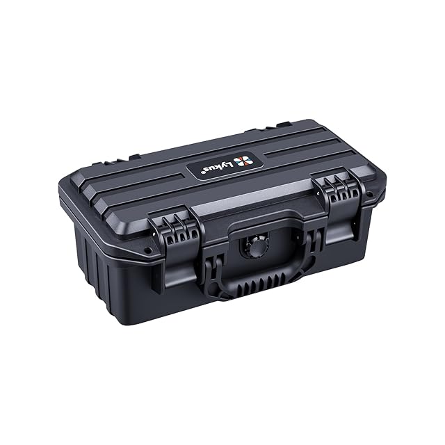 Lykus HC-2820 防水ハードケース 格子状カットスポンジが内蔵 内寸