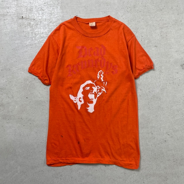 Dead Kennedys デッド ケネディーズ デッケネ バンドTシャツ バンT メンズS-M相当 古着 シングルステッチ ヴィンテージ VINTAGE【Tシャツ】/オレンジ