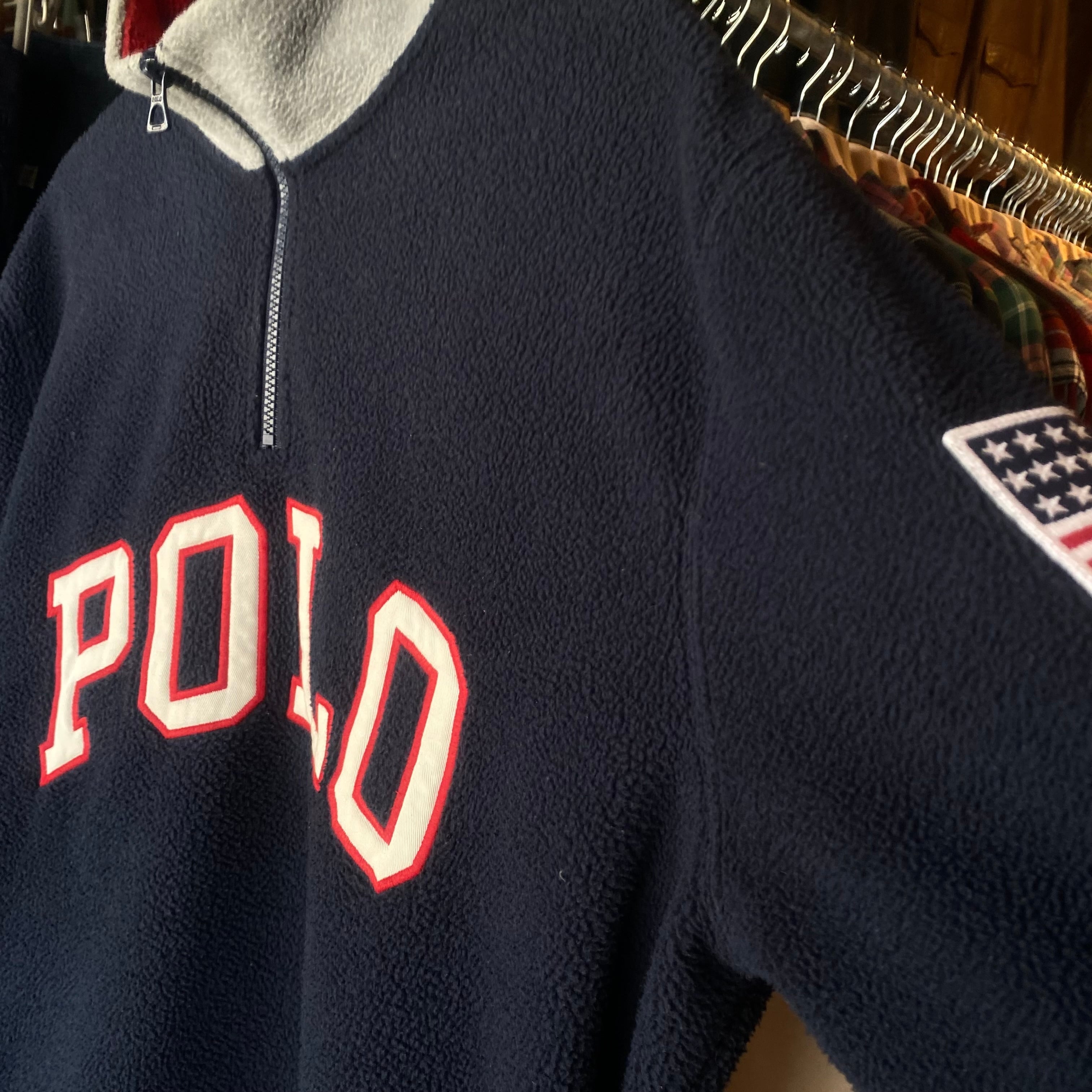 POLO RALPH LAUREN HALF ZIP FLEECE | ROW used clothing