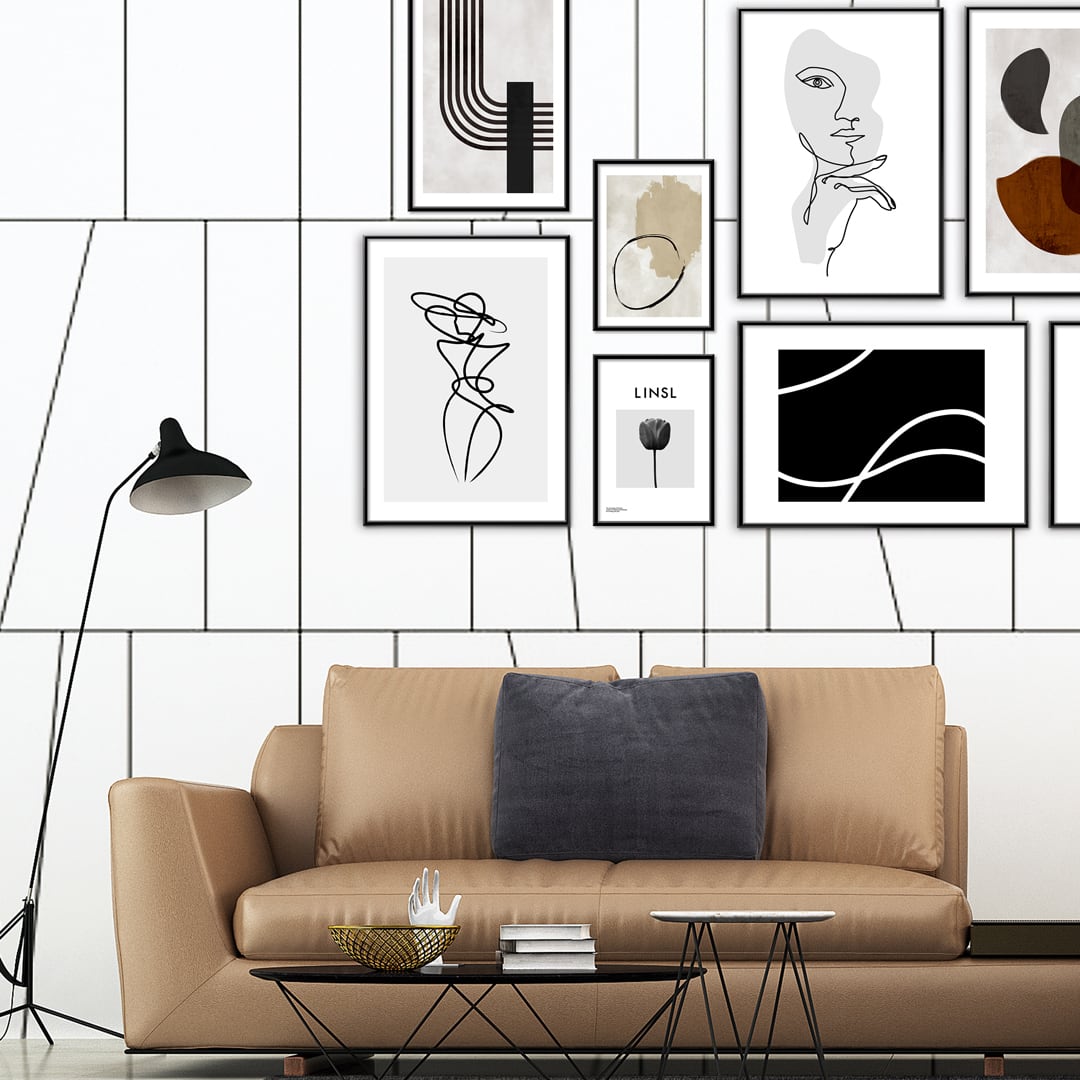 A0064/北欧モダン/アートポスター【 A4 / A3 / A2 / A1 サイズ