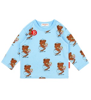 [BEBE DE PINO] All over play bear baby long sleeve tee 正規品 韓国ブランド 韓国ファッション 韓国代行 韓国通販 ベベドピノ bebedepino 日本 店舗 韓国 子供服