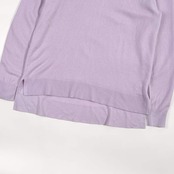 カシミヤ100% TAKASHIMAYA タカシマヤ Vネック ニット セーター M/パープル系 レディース