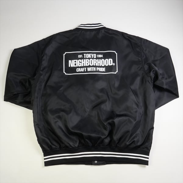 SizeXL NEIGHBORHOOD ネイバーフッド SS BASEBALL JACKET Black