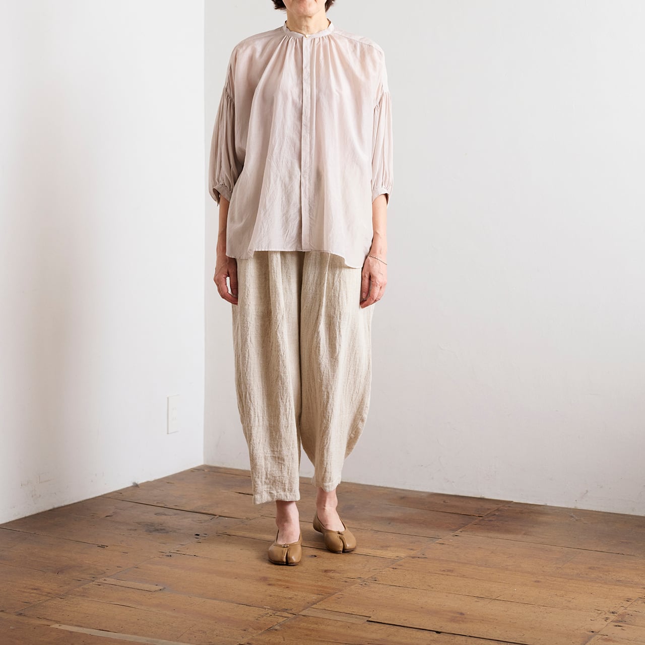 30%off】suzuki takayuki スズキタカユキ farmer's wide pants papyrus