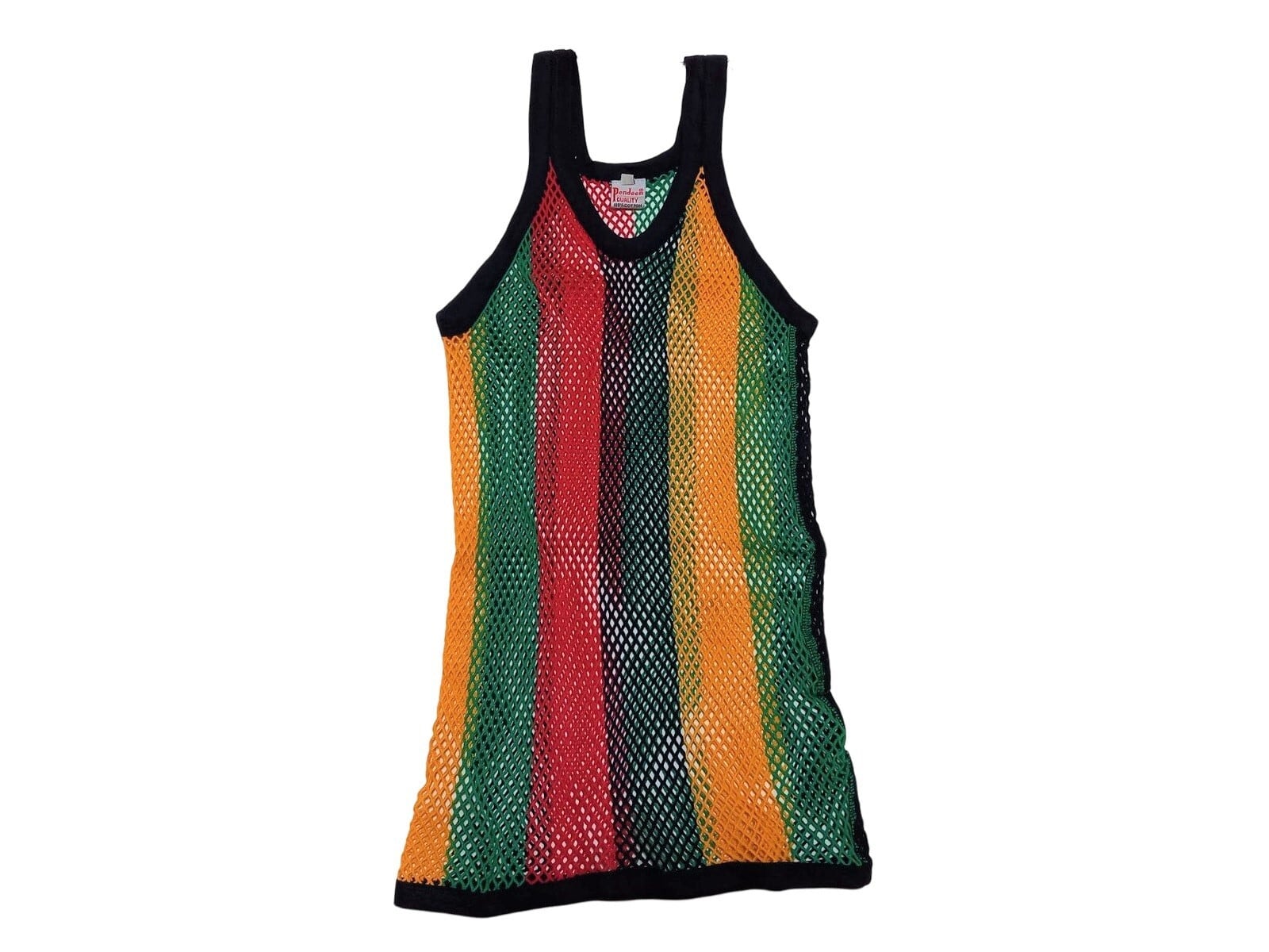 新品　レゲエ網シャツ　ジャマイカＭサイズ　イギリス　アミシャツ レゲエ網シャツ THE ORIGINAL ENGLISH MESH VEST アミシャツ