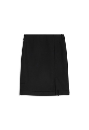 [OPEN YY] TAILORED TROUSER MIDI SKIRT, BLACK 正規品 韓国ブランド 韓国通販 韓国代行 韓国ファッション オープン ワイワイ 日本 店舗
