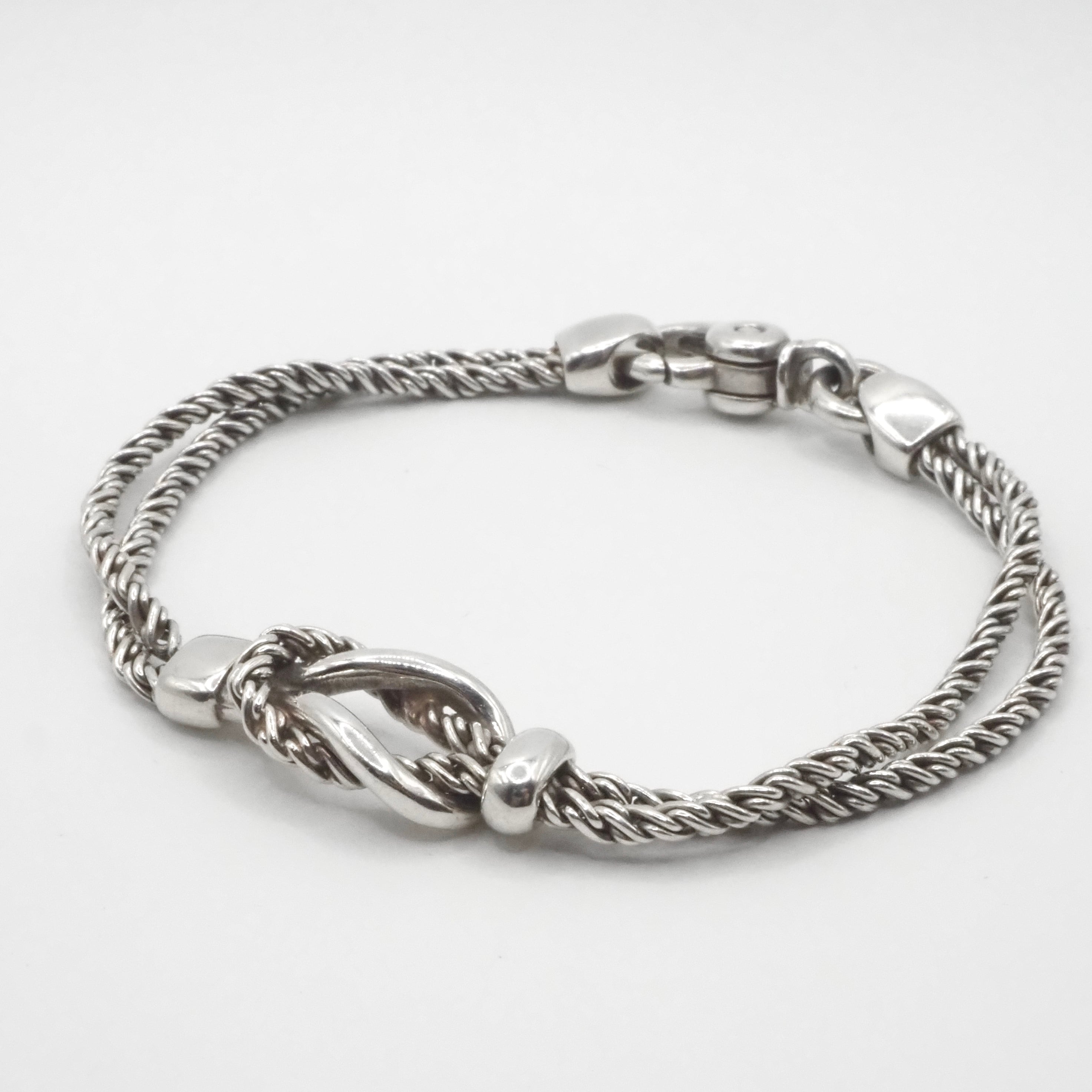 Tiffany&Co. ダブルロープ ブレスレット シルバー925 ティファニー