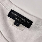 COMME des GARCONS HOMME PLUS コムデギャルソン ガイコツ スカル アート 半袖 Tシャツ S/ホワイト×ブラック メンズ PG-T061 AD2010