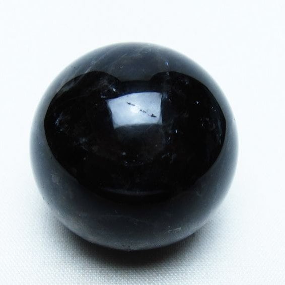 モリオン 丸玉 35mm 黒水晶 スフィア 置物 一点物 141-8047 | 天然石