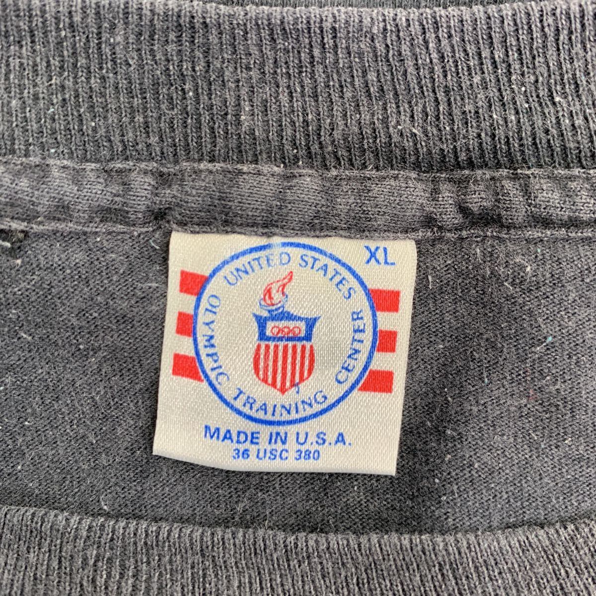 UNITED STATES OLYMPIC 半袖 プリントTシャツ XLサイズ グレー USA製
