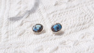 Goldenhill turquoise pierce《silver925》【受注製作】