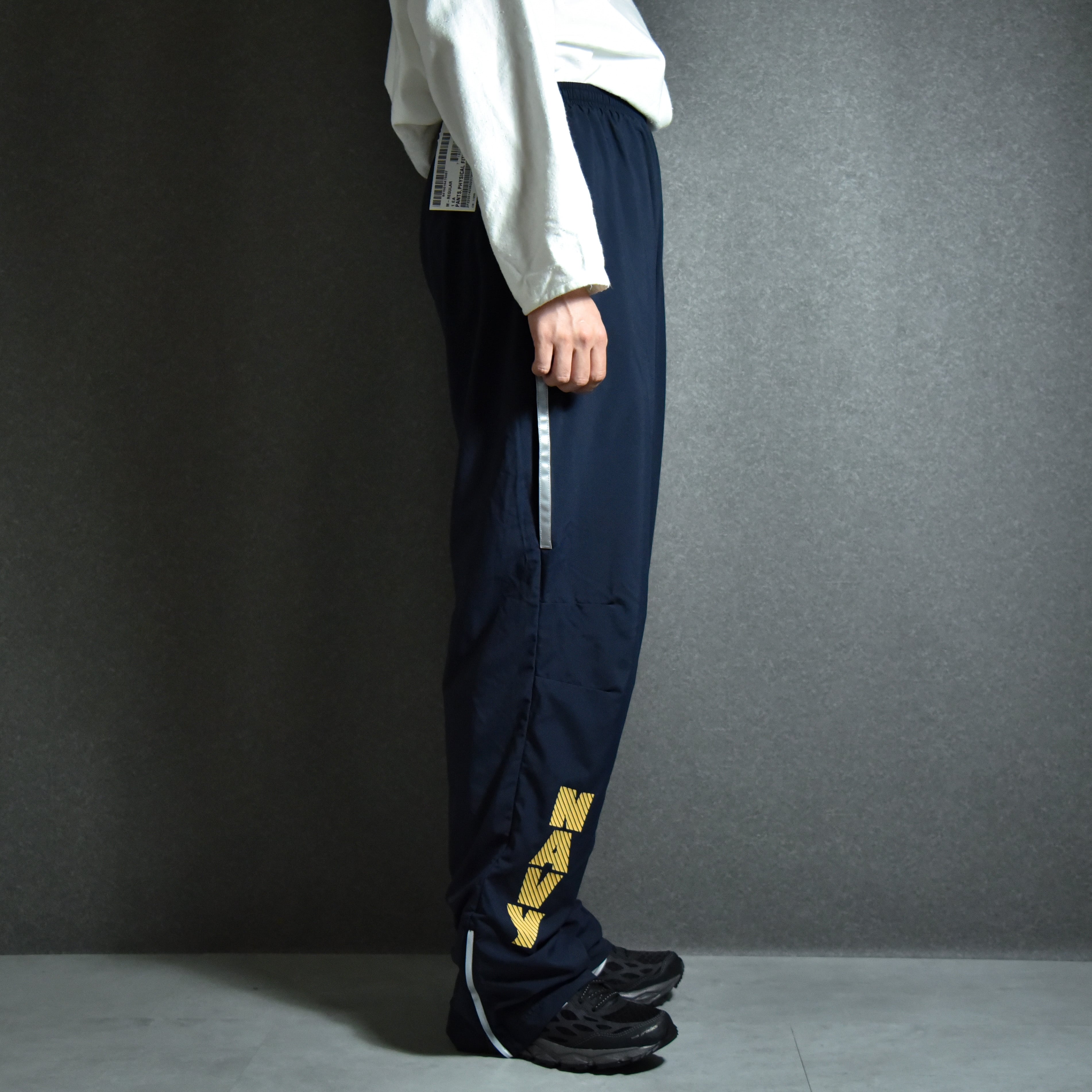 DEAD STOCK】US Navy Reflector Track Pants アメリカ軍 リフレクター