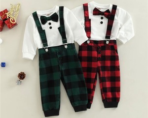 2点セット / シャツ / サロペット / クリスマス / 女の子 / 男の子 / 〜18ヶ月( A・B )
